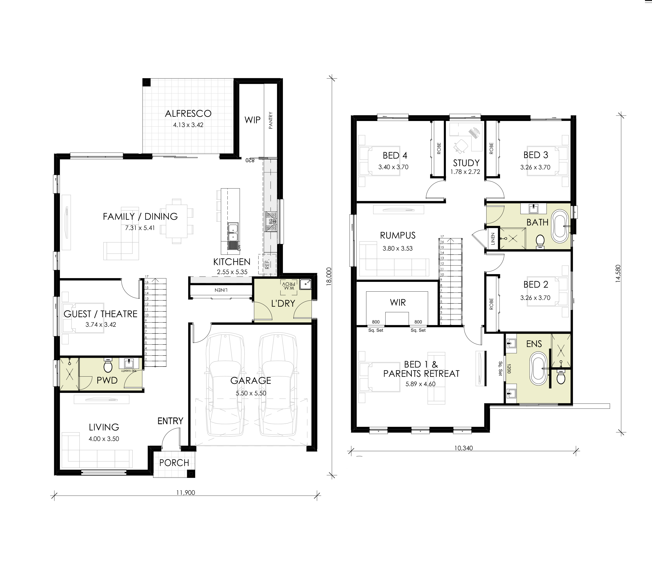 Ascot 35 Spacious and Luxurious Home Design Plan