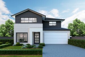 Double storey home design