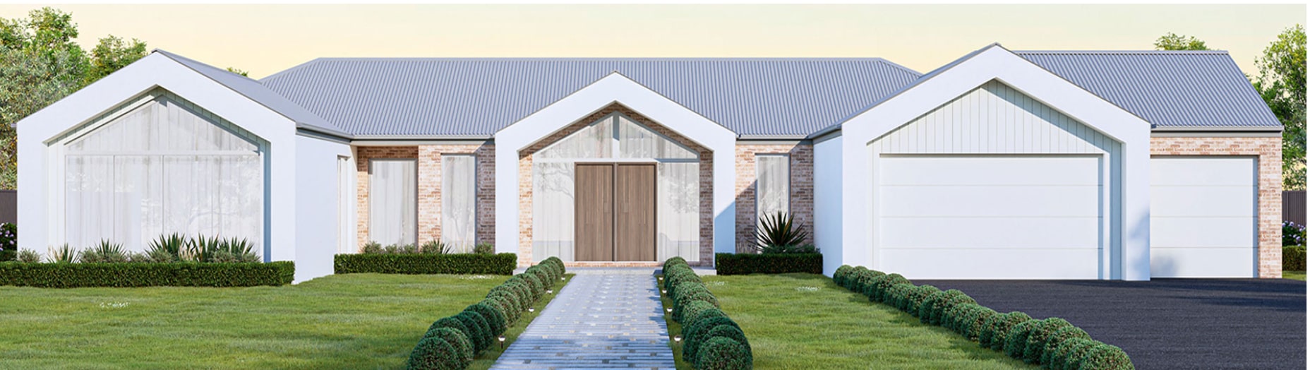 Acreage home design in Sydney Modern Farmhouse